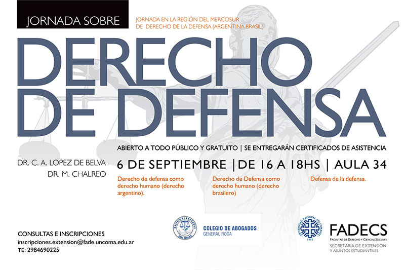 JORNADA SOBRE DERECHO DE DEFENSA